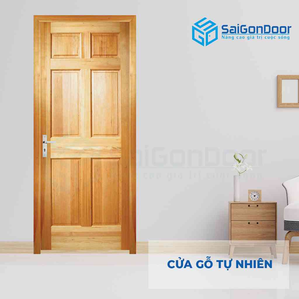 Mẫu cửa gỗ tự nhiên SaiGonDoor 2022