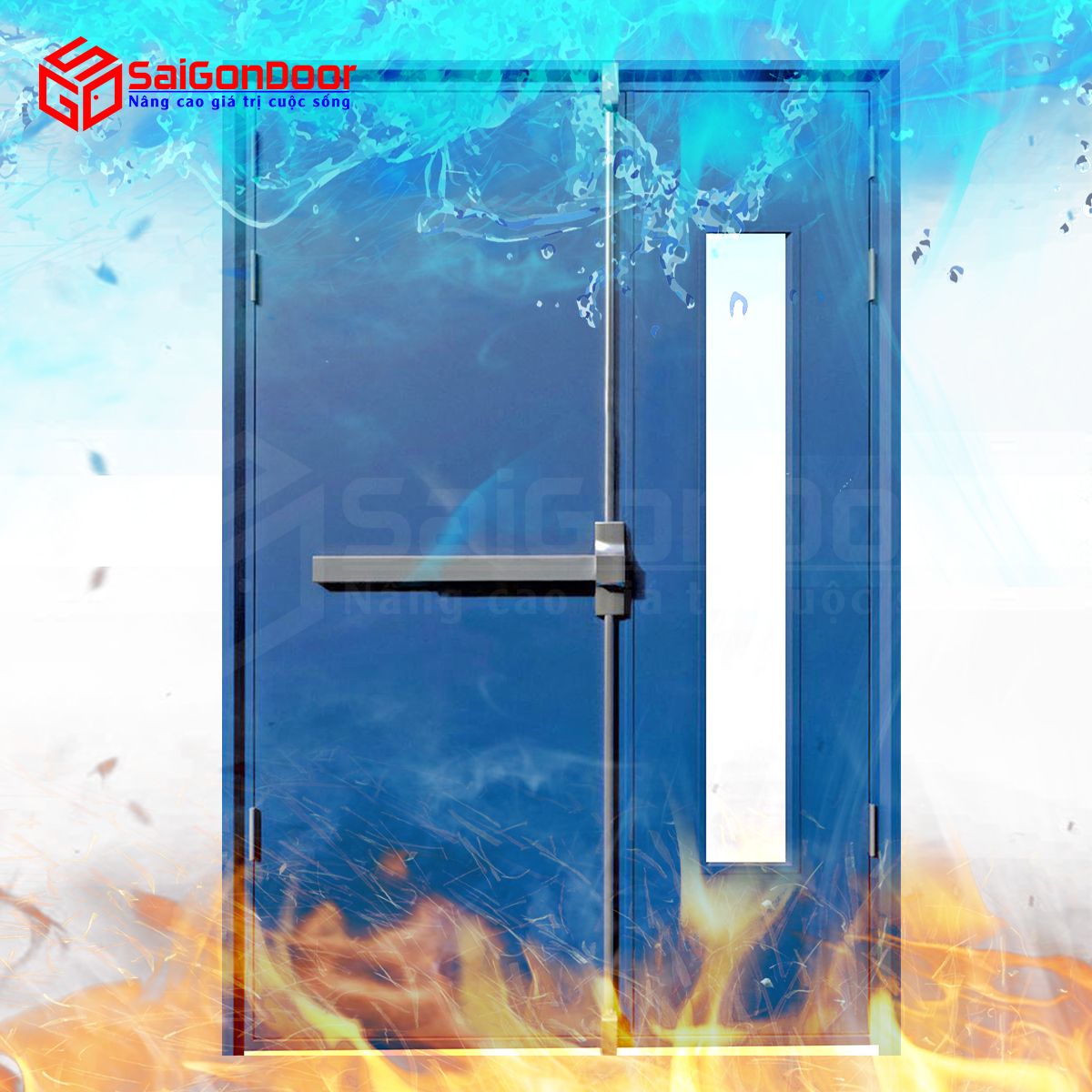 Khả năng chống cháy trong một khoang thời gian nhất định là yêu cầu cơ bản của cửa thép chống cháy