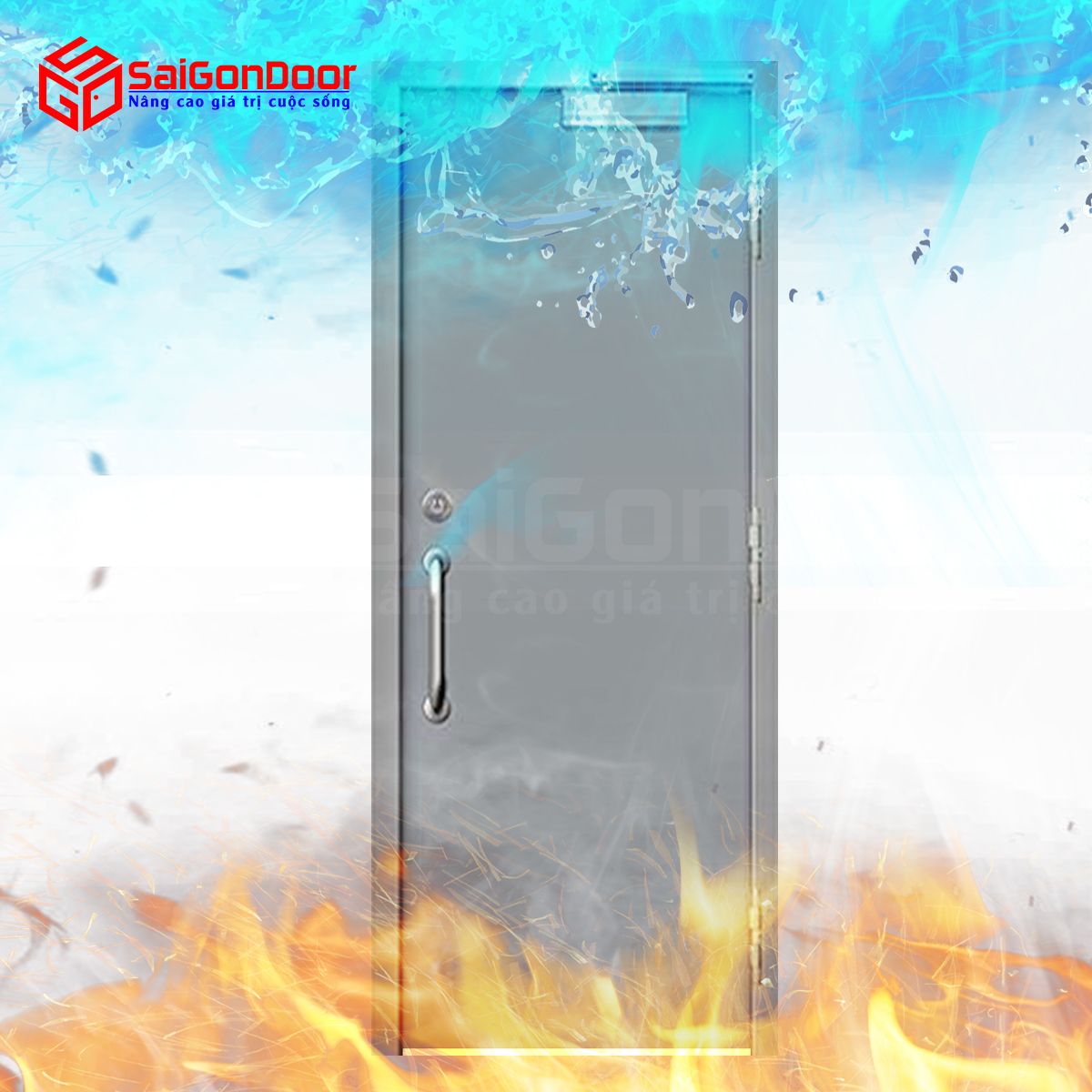 Các mẫu cửa thép chống cháy tại SaiGonDoor có mức giá cạnh tranh so với các loại cửa khác