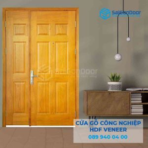 Cửa Gỗ HDF Veneer 9A ash me bong con canh lon canh nho
