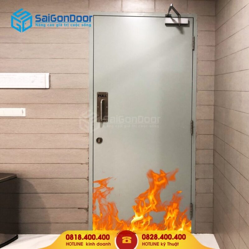 Cửa thép chống cháy là gì? Ưu điểm và ứng dụng cửa thép chống cháy