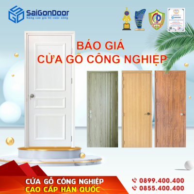 [Cập nhật] Báo giá cửa gỗ công nghiệp giá rẻ ⏩1.750.000đ