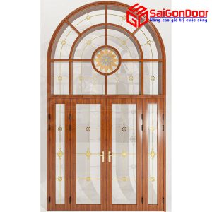Cửa Nhôm Vân Gỗ SGD-CNVG-51