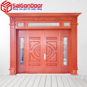 Cửa Thép Vân Gỗ SGD-KM.TVG-4C.2